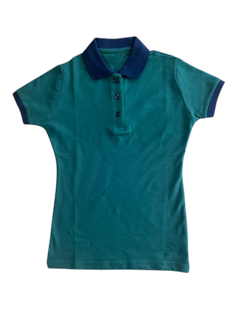 Polo verde ragazza