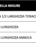 Tabella misure pile bimbo