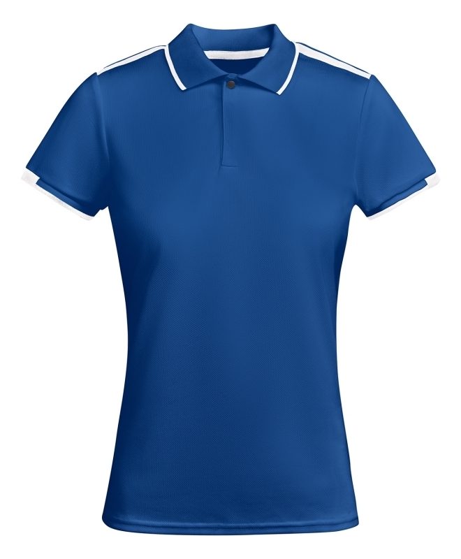 Polo ragazza royal/bianco